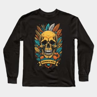 Memento Mori Skull Long Sleeve T-Shirt